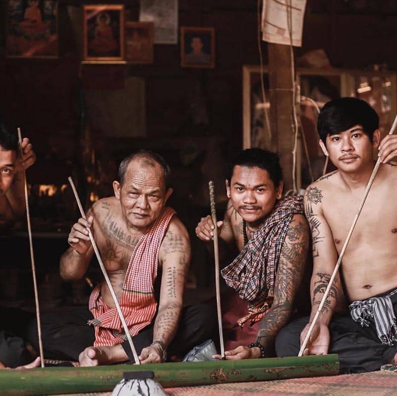 Authentic Sak Yant Tattoos In Siem Reap Preservation Khmer SakYant